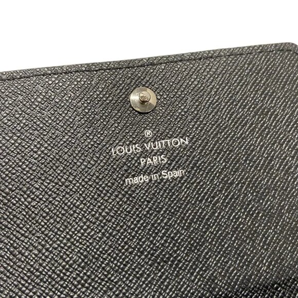 LOUIS VUITTON Enveloppe Carte de Visite Noir Epi - Picture 8 of 10
